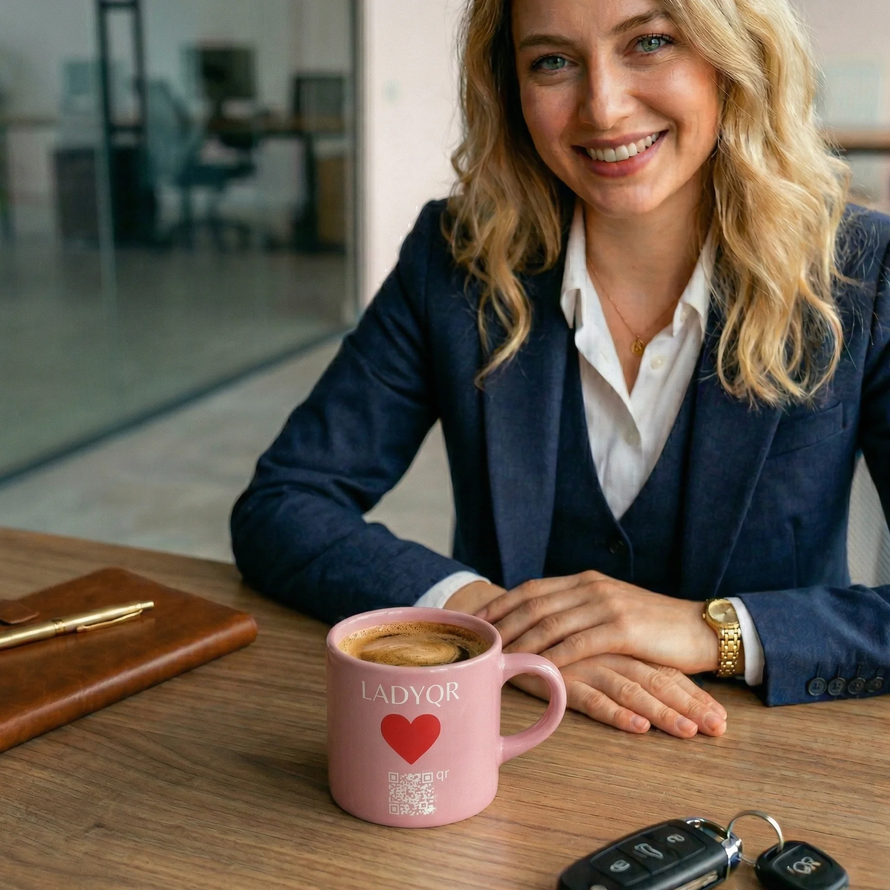 LadyQR Akıllı Araç Etiketi